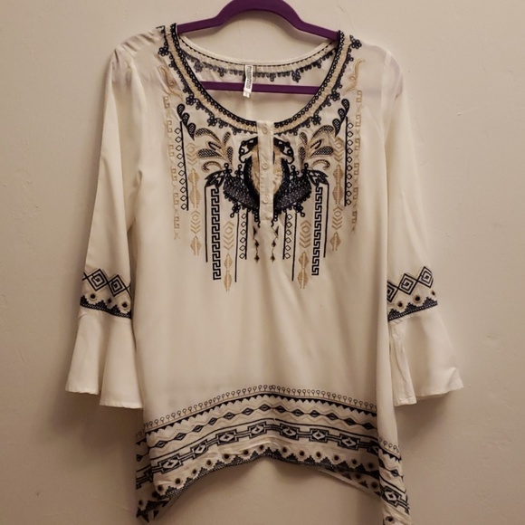 Molio Relio blouse boho  with embroidery - Picture 1 of 3